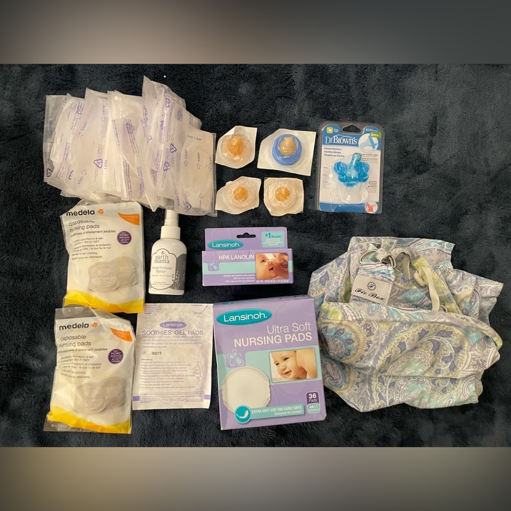 A LARGE BOX OF BABY ESSENTIALS! Everything new in the original wrapper or box